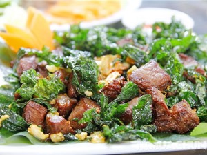 Thịt trâu lá trơng - nét hấp dẫn trong văn hóa ẩm thực Quảng Trị