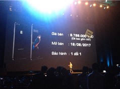 Bphone 2017 ra mắt: Chip Snapdragon 625, chống nước, giá 9,789 triệu đồng