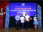 Bộ KH&CN tuyên dương, khen thưởng học sinh giỏi năm 2016-2017