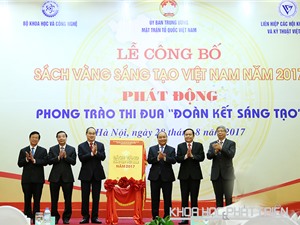 72 công trình có mặt trong Sách vàng Sáng tạo Việt Nam 2017