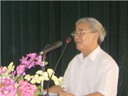 PGS-TS Hoàng Văn Tiệu: Tiến sỹ Võ Văn Sự là người làm khoa học rất cầu kỳ