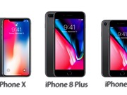 So sánh cấu hình iPhone 8, iPhone 8 Plus, iPhone X với các đối thủ Android