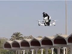 Clip: Cận cảnh mô hình xe máy bay tuần tra đường phố của cảnh sát Dubai