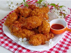 “Học lỏm” cách làm món gà rán KFC ngon như ngoài tiệm