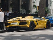 Chiêm ngưỡng Lamborghini Aventador mui trần 26 tỷ tại Hà Nội