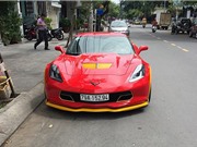 Ngắm Chevrolet Corvette C7 Z06 màu đỏ tại Nha Trang