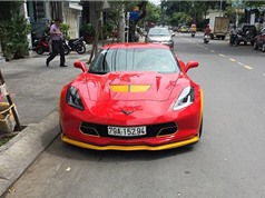 Ngắm Chevrolet Corvette C7 Z06 màu đỏ tại Nha Trang