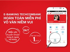Techcombank cho đăng ký e-banking trực tuyến