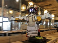 Robot làm hết việc bồi bàn tại nhà hàng Thái Lan