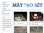 Thử sức cùng khoa học: Máy tạo sét