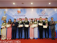 9 tài năng trẻ KHCN xuất sắc nhận giải thưởng Quả cầu vàng 2017