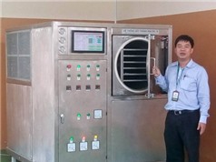 Việt Nam chế tạo thành công thiết bị sấy thăng hoa kết hợp bơm nhiệt