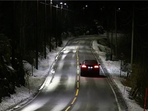 Đèn đường thông minh tự điều chỉnh ánh sáng tại Na Uy