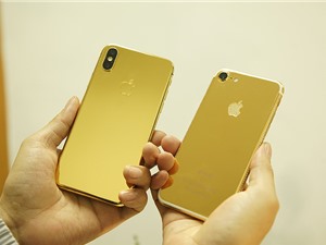iPhone X mạ vàng 24K xuất hiện ở Việt Nam