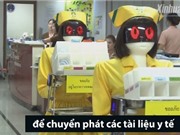 Đội ngũ 'y tá robot' phục vụ ở bệnh viện Thái Lan