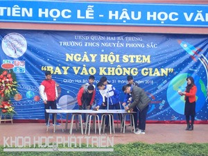 Khám phá ngày hội STEM của học sinh Trường THCS Nguyễn Phong Sắc, Hà Nội