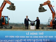 Tổng thống Hàn Quốc nhấn nút động thổ xây dựng Viện VKIST