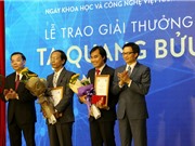 9 đề cử Giải thưởng Tạ Quang Bửu năm 2018