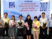 Sở KH&CN TPHCM tôn vinh các doanh nghiệp đạt Giải thưởng Chất lượng Quốc gia 2017