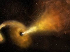 Hố đen siêu khối lượng phun vật chất sau khi xé toạc sao