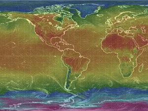 Sốc với bản đồ sóng nhiệt toàn cầu
