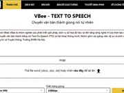Startup VBee: Chuyển văn bản thành giọng nói trong vài giây