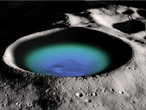 Phát hiện băng trên bề mặt của Mặt trăng