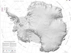 Công bố bản đồ chính xác nhất của Nam Cực