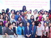 Nhà khoa học nữ châu Á - Thái Bình Dương thảo luận về phát triển bền vững trong bối cảnh CMCN 4.0