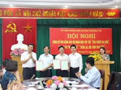 Hà Nội: Công bố và trao văn bằng bảo hộ cho 3 nhãn hiệu tập thể huyện Thường Tín