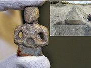 Phát hiện tượng thần bằng kim loại 2.000 năm tuổi của người Celt