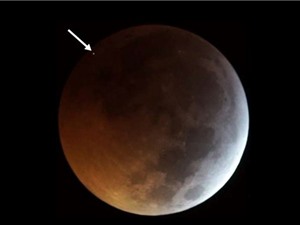 Phát hiện thiên thạch đâm vào Mặt Trăng trong quá trình nguyệt thực