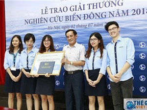 Trao giải thưởng Nghiên cứu Biển Đông năm 2018