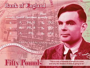 Alan Turing sẽ xuất hiện trên tờ tiền 50 bảng Anh mới