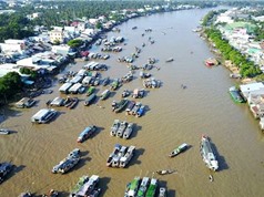 Mực nước sông Mê Kông thấp kỷ lục do Trung Quốc giảm lưu lượng xả nước