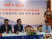 Thúc đẩy xuất khẩu nông sản Việt vào Hàn Quốc