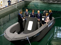 Máy in 3D khổng lồ in nguyên một chiếc tàu 