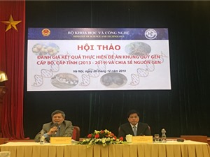 Hội thảo Đánh giá kết quả thực hiện Đề án khung quỹ gen cấp Bộ, cấp Tỉnh (2013-2019) và chia sẻ nguồn gen