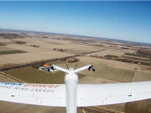 Khai thác năng lượng gió bằng drone 