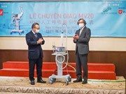 Metran chính thức bàn giao máy thở MV20 cho Việt Nam