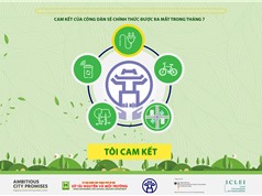 Website cho những người Hà Nội muốn thể hiện cam kết chung tay vì môi trường