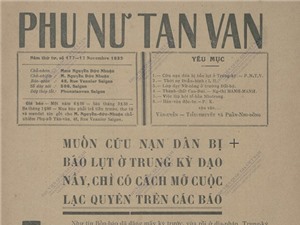 Gần 100 năm trước, người Việt quyên góp ủng hộ đồng bào gặp bão lũ như thế nào