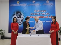 Tiếp nhận kỷ vật của cố GS Lương Sỹ Cần, người thầy đầu ngành tai mũi họng Việt Nam