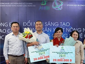 TP Hồ Chí Minh: 7 dự án nhận giải thưởng Cuộc thi Đổi mới sáng tạo trong nông nghiệp