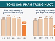 [Infographic] Mức tăng trưởng năm 2020 của Việt Nam thuộc nhóm cao nhất thế giới
