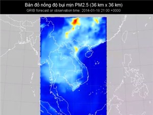 Hành trình của bụi PM2.5 trong mùa đông