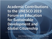 Xuất bản mở sách chuyên đề về giáo dục vì sự phát triển bền vững và công dân toàn cầu