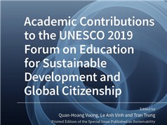 Xuất bản mở sách chuyên đề về giáo dục vì sự phát triển bền vững và công dân toàn cầu