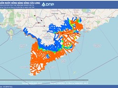 Phần mềm Dự báo hạn mặn ở ĐBSC: Dự báo thủy triều trên hai vạn điểm theo thời gian thực 