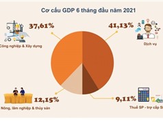 [Infographic] GDP tăng 5,64% trong 6 tháng đầu năm